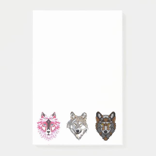 Post-it® Loups (Devant)