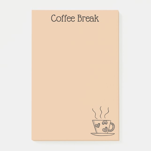 Post-it® Louveur de café (Devant)
