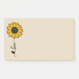 Post-it® Love Sunflower