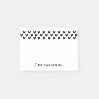Lover de poulet Silhouettes noires et blanches amu