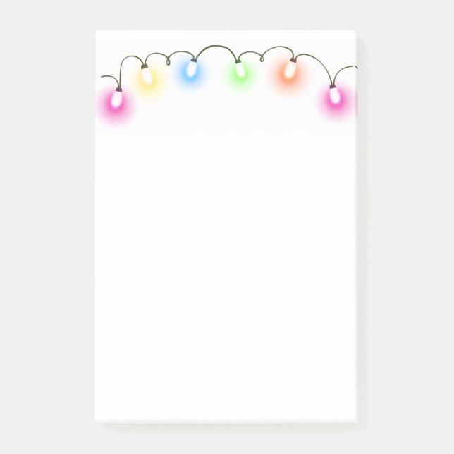 Post-it® Lumières de Noël (Devant)