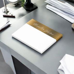 Post-it® Luxe moderne élégant de feuille d'or