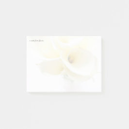 Post-it® Lys Calla dans le vase s'estompe