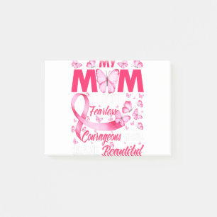 Post-it® Ma mère rose Ruban Guerrier Cancer du sein