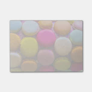 Post-it® Macarons colorés Dessert Cuit Savoureux