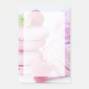Post-it® Macarons framboises roses Pâtisserie française Pho