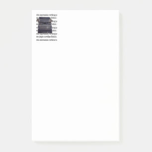 Post-it® Machine à écrire vintage