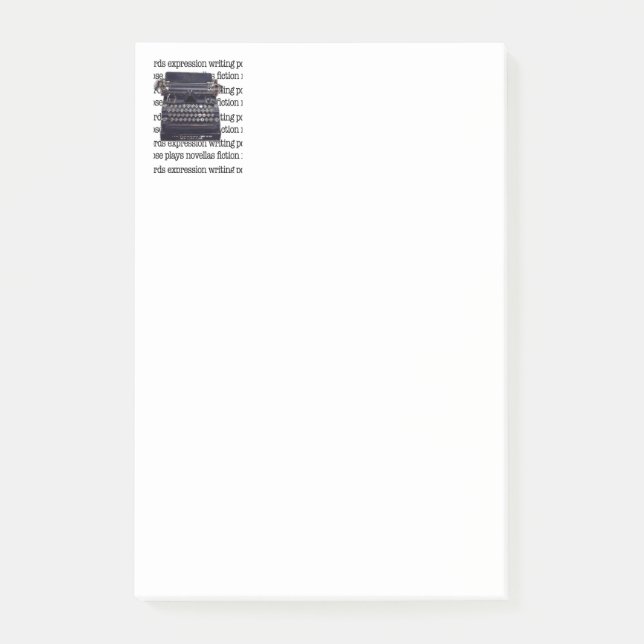 Post-it® Machine à écrire vintage (Devant)