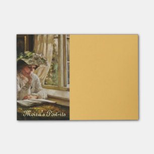 Post-it® Madame Reading par une fenêtre
