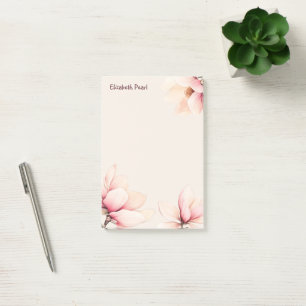 Post-it® Magnolia Liste de courses à faire CUSTOM NAME