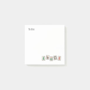 Post-it® Mah Jongg 3x3 pouces Post It Note