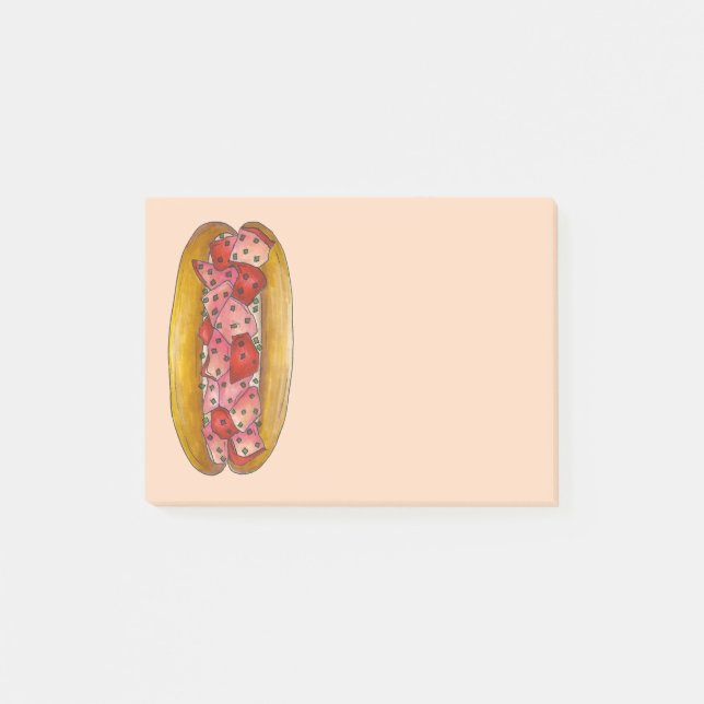 Post-it® Maine Lobster Roll Sandwich Seafood Poster (Devant)