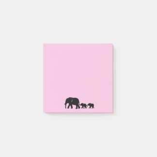 Post-it® Mama Elephant with Babies Post it Notes