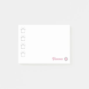 Post-it® Maman chat chat mignon patte blanche et rose