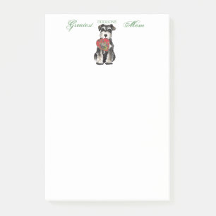 Post-it® Maman de coeur de Schnauzer miniature