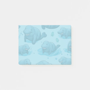 Post-it® Manatees comiques