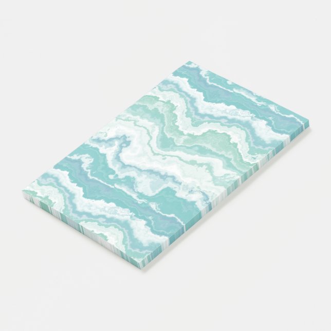 Post-it® marbled sea foam : (Incliné)