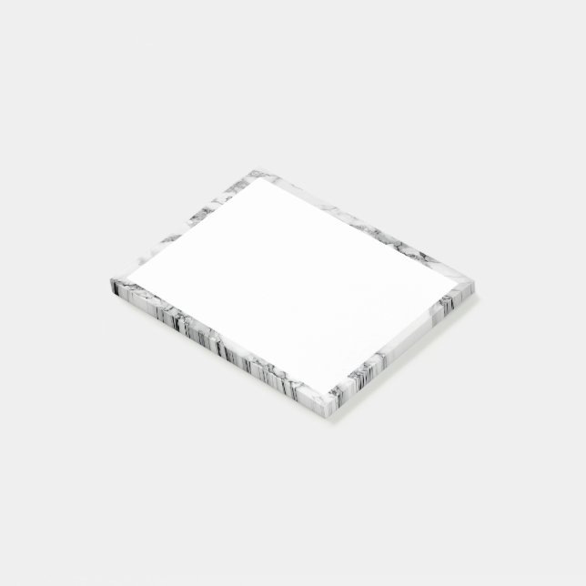 Post-it® Marbre blanc Sticky Notes Conception moderne du ca (Incliné)