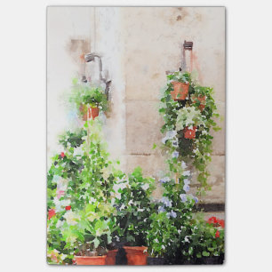 Post-it® Marché italien de fleur d'aquarelle