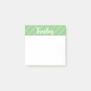 Post-it® Mardi - Vert - Jours de la semaine - Publier des n