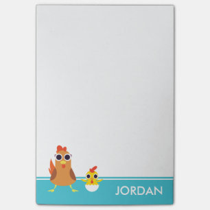 Post-it® Maria et bandit les poulets