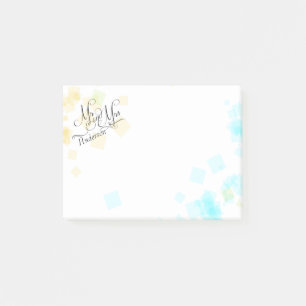 Post-it® MARIAGE - M. et Mme. Pastel Beach Colours Confet