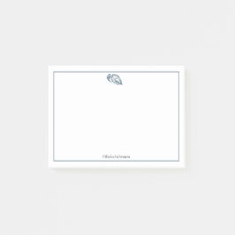 Post-it® Marine bleu animal illustration vie marine minimal