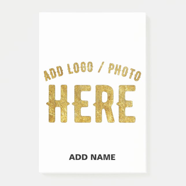 POST-IT® MARQUE BLANCHE VERIFIEE PERSONNALISABLE MODERNE ET (Devant)