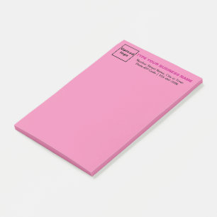 Post-it® Marque d'affaires sur la tête de rose long