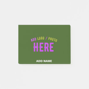 POST-IT® MARQUE MODERNE MODERNE VERTE DE FORÊT MODERNE VÉRI