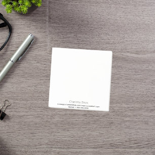 Post-it® Marque nom couleur coordonnées