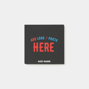 POST-IT® MARQUE VERIFIEE NOIRE PERSONNALISABLE MODERNE ET C