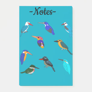 Post-it® Martin-pêcheurs