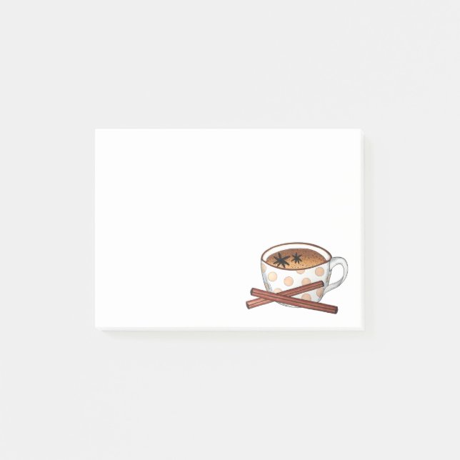 Post-it® Masala Chai Teacup Indien Spirale Thé Noir Cuppa (Devant)