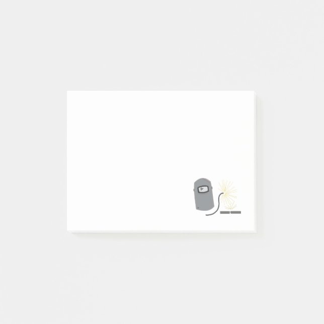 Post-it® Masque de soudure et torche (Devant)