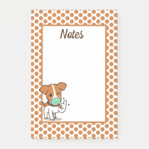 Post-it® Masquer le mignon chien