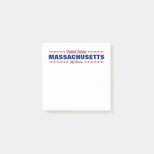 Post-it® MASSACHUSETTS - Ma maison - États-Unis;Cœurs