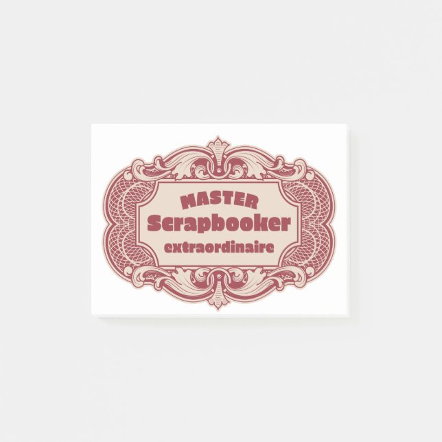 Post-it® Master Scrapbooker Extraordinaire (Devant)