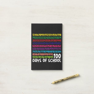Post-it® Math Nombres 100e Jour d'École Enseignant Enfants 