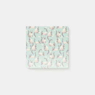 Post-it® Mauvais chats siamois frapper des trucs