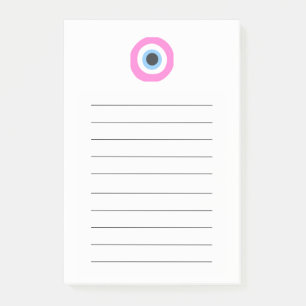 Post-it® mauvais œil rose