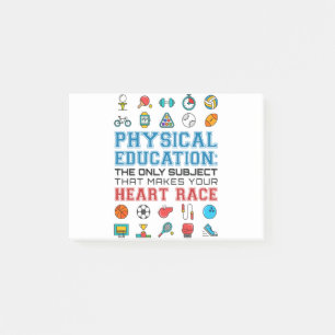 Post-it® Médecins de l'enseignant de PE Ed Gym Coach Coach
