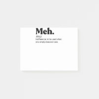 Meh Funny Quote