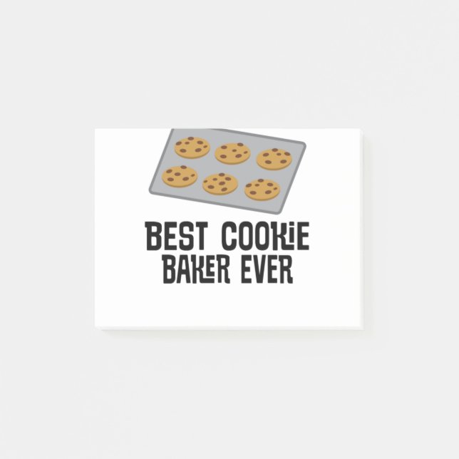 Post-it® Meilleur Cookie Baker Jamais Baking Cadeau (Devant)