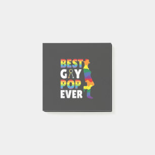 Post-it® Meilleur Gay Pop Ever LGBT Prith Mois Grand-père P