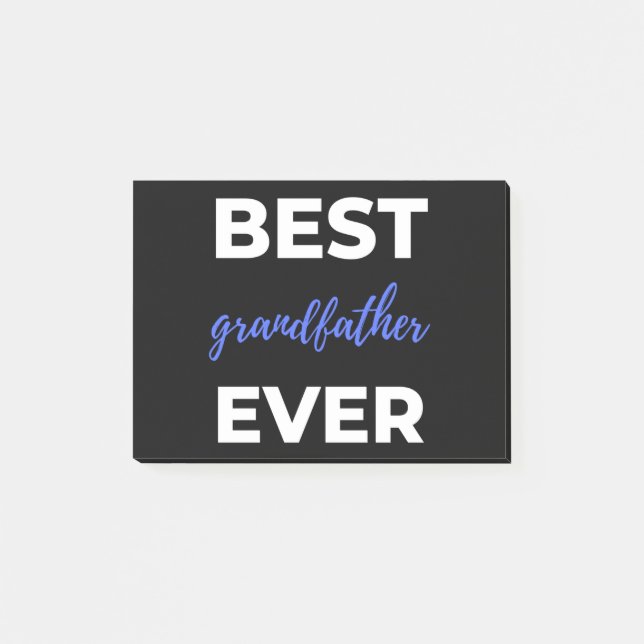 Post-it® Meilleur grand-père jamais (Devant)