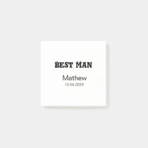 Post-it® Meilleur homme enterrement de vie de garçon ajoute