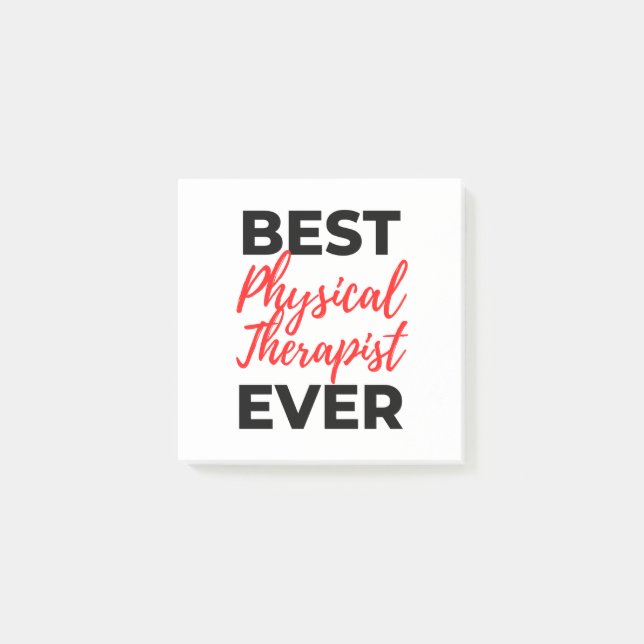 Post-it® Meilleur physiothérapeute jamais 2 (Devant)