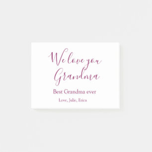 Post-it® meilleure grand-mère toujours grands-parents cadea
