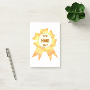 Post-it® Meilleure maman jamais Golden Lauréat du prix ruba